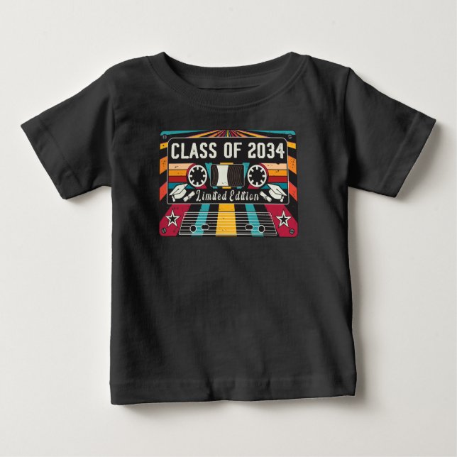 Retro-klass för 2034 T-Shirt (Framsida)