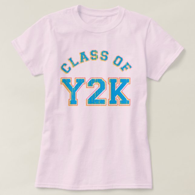 Retro-klass för Y2K T Shirt (Design framsida)