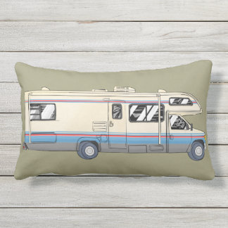 Retro klassificera C Motorhome kudder Lumbarkudde