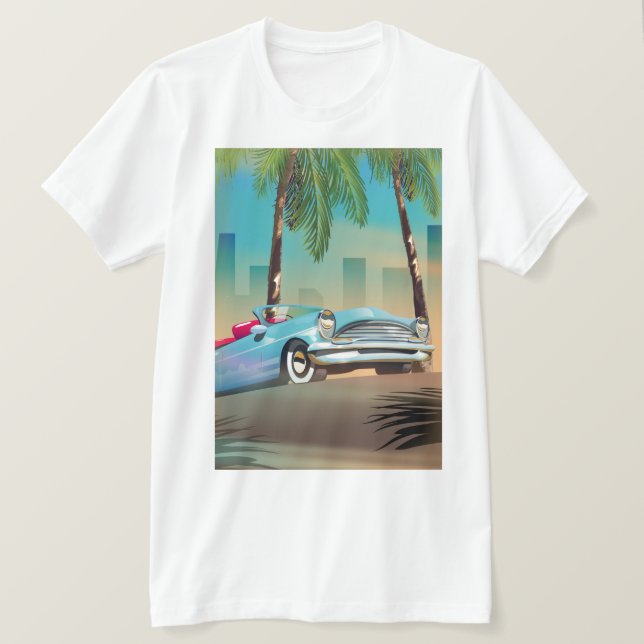 Retro Klassisk Bil T Shirt (Design framsida)
