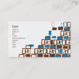 Retro klick visitkort