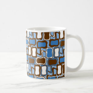 Retro klickmönster kaffemugg
