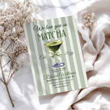 Retro Klubb Olive Bow Kärlek You Matcha Baby Showe