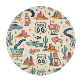 Retro-kök Route 66 med vägkänsla
