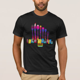 Retro Kökkokning (jag gillar kokning) T Shirt