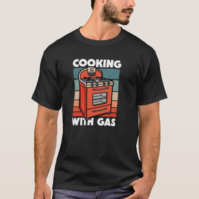 Retro-kokning med gasproverna Pro T Shirt (Framsida)