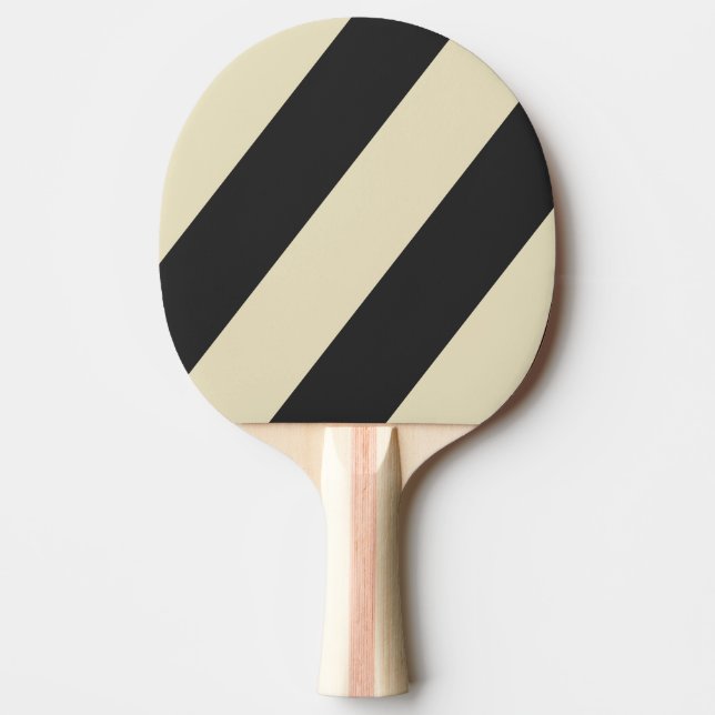 Retro Kol Tre Feta Ränder Pingisracket (Framsidan)