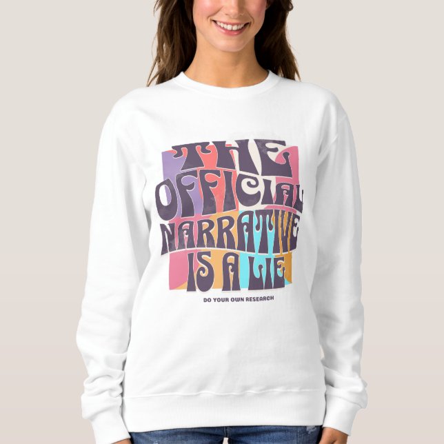 Retro Konspirationsteori T Shirt (Framsida)