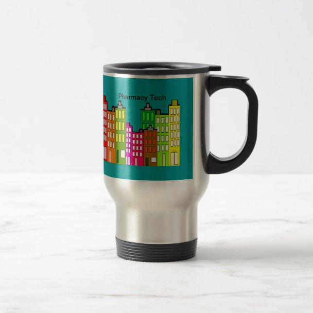 Retro konst för apotekTechtravel mug Resemugg (Höger)