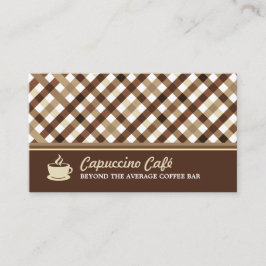 Retro-kontrollerad kaffe Pub Visitkort