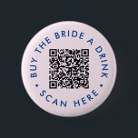 Retro Köp ett Drink Bachelorette Party QR Knapp<br><div class="desc">Ta en modern kontakt med bruds bachelorette firande med den här Retro-köparen Knappen för ett dryck-Bachelorette-partiet. Med den här kommandoknappen blandas vintagens estetik sömlöst med en contemporary-vrid, en snyggt-blå design visas och ett anpassade-QR-kod visas. Fånga kärnan av reflexer med ett modernt kant, skapar det som ett dynamiskt tillskott till dina...</div>