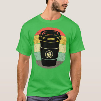 Retro Kopp i kaffe för alla kaffe Älskare T Shirt