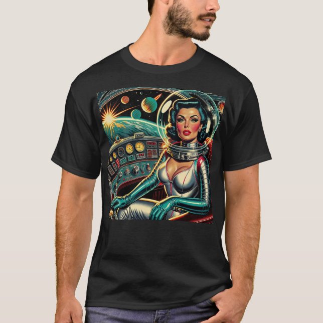 Retro kraft från läppstift! t shirt (Framsida)