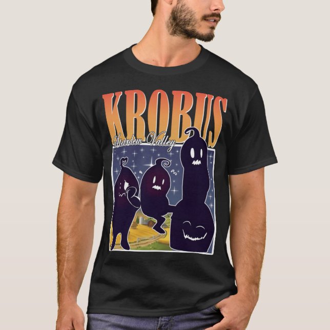 Retro Krobus funny vintage T Shirt (Framsida)