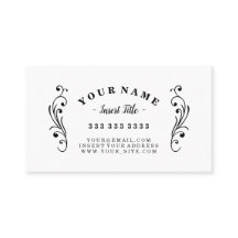 Retro krökt utsmyckad textprofessionell