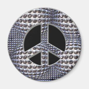 RETRO KROMFREDSTECKEN MAGNET