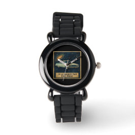 Retro kryssare i djupet rymden armbandsur