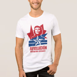 Retro kubansk affischstil – Röd, blå och vit druva T Shirt