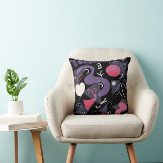 Retro-kudde ljusa färger kudde