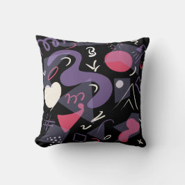 Retro-kudde ljusa färger kudde