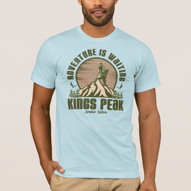 Retro Kung Peak Hike T Shirt (Framsida)