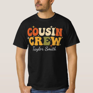 Retro Kusin Crew Anpassad Familjeåterträff T Shirt