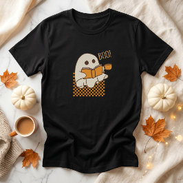 Retro kuslig Halloween-ghost T Shirt