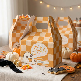 Retro kuslig spöklik Halloween-ghost Presentaskar