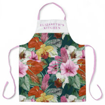 Retro kustparadis blommar
