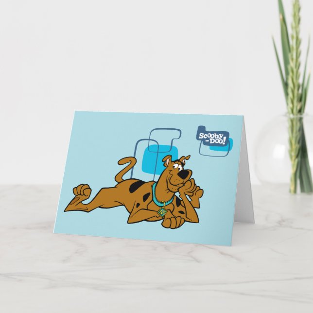Retro kvadrerar Scooby-Doo som att ljuga besegrar Kort (Framsida)