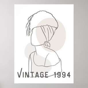 Retro Kvorkonst Poster