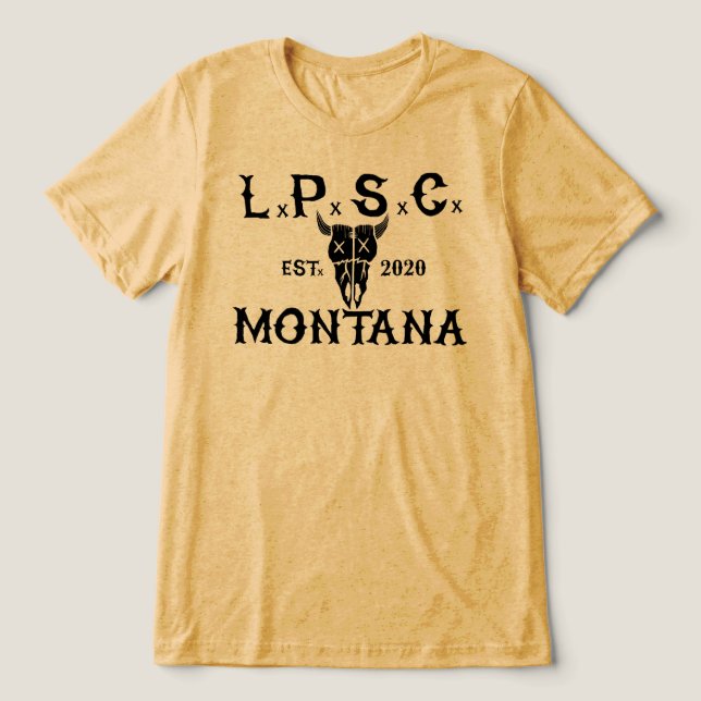Retro L.P.S.C. T Shirt (Design Framsida)