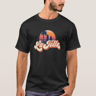 Retro La Jolla 70 s California Sunset Surfing T Shirt