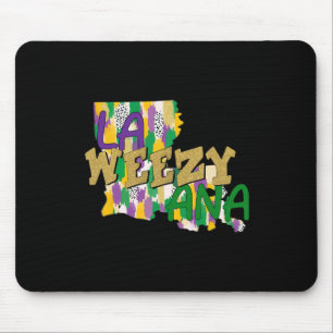 Retro La Weezy Ana Lycklig Mardi Gras Louisiana Ne Musmatta