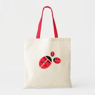 retro ladybug familj tygkasse