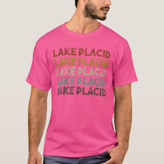 Retro Lake Placid New York rolig T Shirt