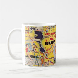 Retro Lake Sunapee NH Kaffemugg