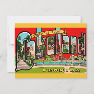 Retro Lakeland Florida Vykort