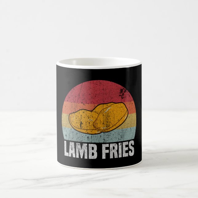 Retro Lamb Fries Gift Kaffemugg (Center)