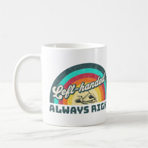 Retro-Lämnat, alltid-Höger Kaffemugg