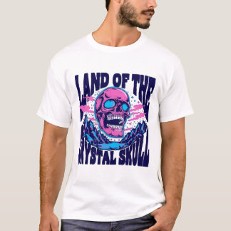 Retro Land of the Crystal Skull Grafisk T-Shirt