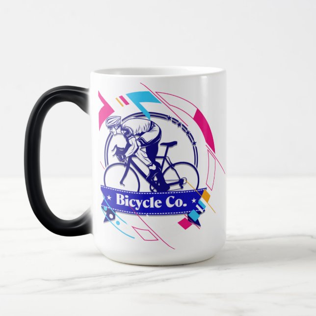 Retro Landsvägscykel Tävling  Magisk Mugg (Vänster)