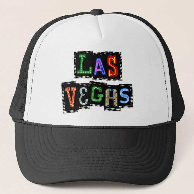 Retro Las Vegas Neon Keps (Framsida)