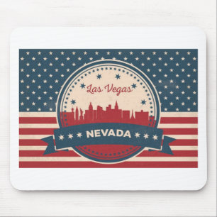 Retro Las Vegas Skyline Musmatta