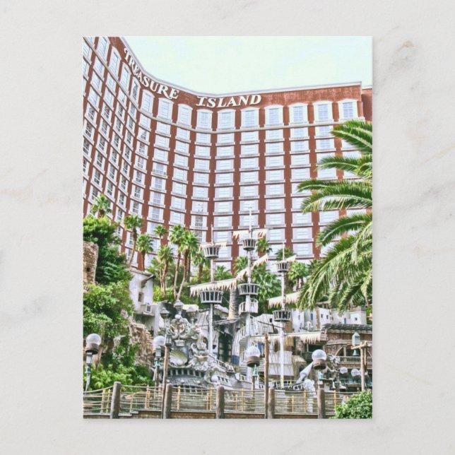 Retro Las Vegas vykort (Framsida)