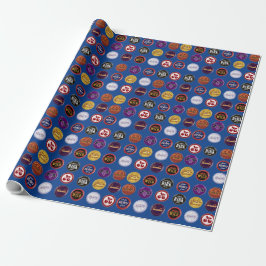 Retro läskflasksförslutningspapper, present till r presentpapper
