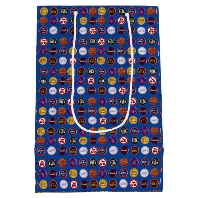 Retro läskflaskspropp presentpåse, retro spelare p (Baksidan)