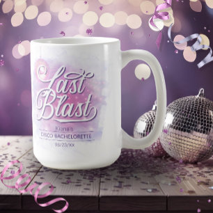 Retro Last Blast Disco Bachelorette ID928 Kaffemugg