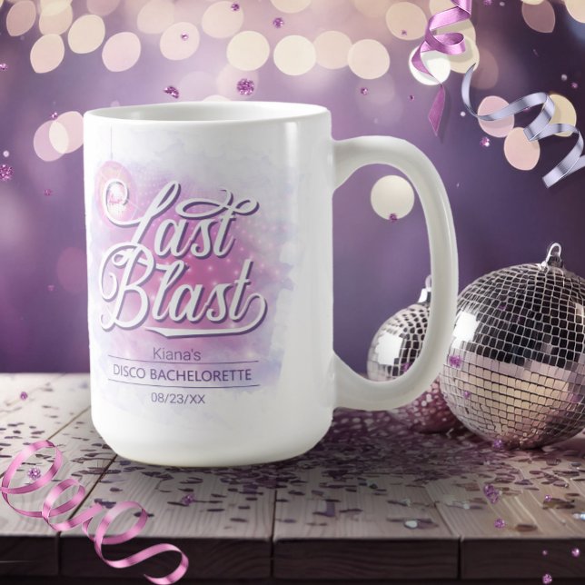 Retro Last Blast Disco Bachelorette ID928 Kaffemugg (Skapare uppladdad)