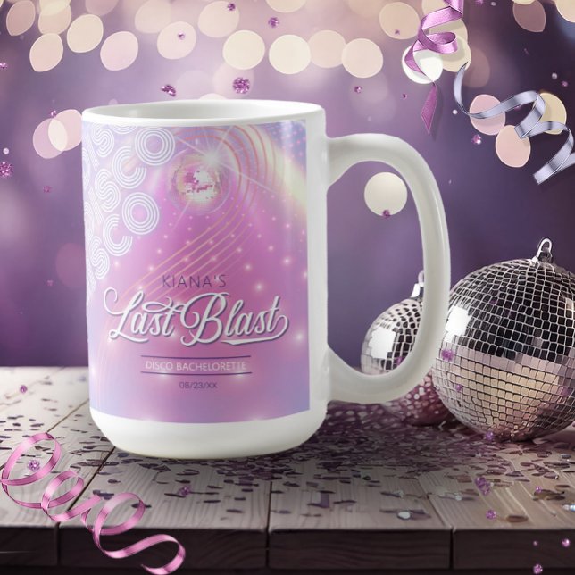 Retro Last Blast Disco Bachelorette v2 ID928 Kaffemugg (Skapare uppladdad)
